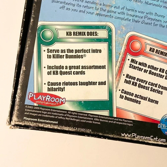 2009 Killer Bunnies and the Quest for Magic  Carrot Remix Card Game Incomplete - Picture 4 of 10